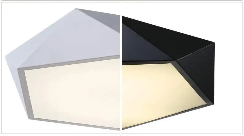 Conduziu a Iluminação da Lâmpada do Teto para Sala de Estar Criativo Geométrico Arte Estudo Varanda Corredor Iluminação Teto 25 light ceiling