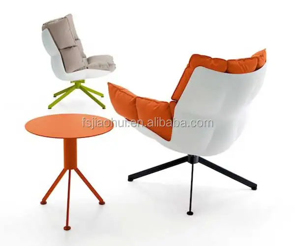 Modern design white fiberglass shell replica modern husk chair