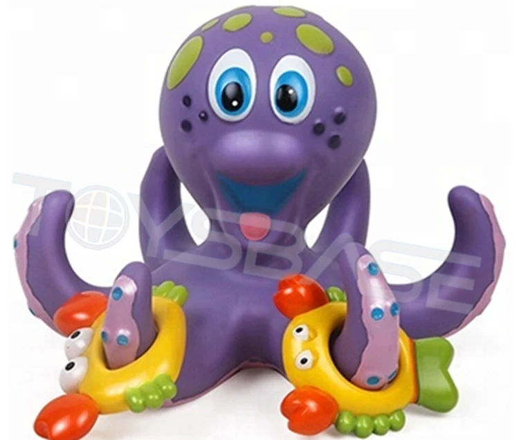 Wholesale Baby Shower Game Plastic Purple Bath Toys Octopus Buy Bath