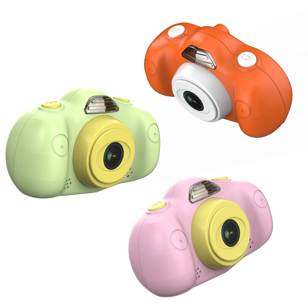 

2019 New arrival Amazon hot selling portable best gift for children kids gift dual lens kids camera