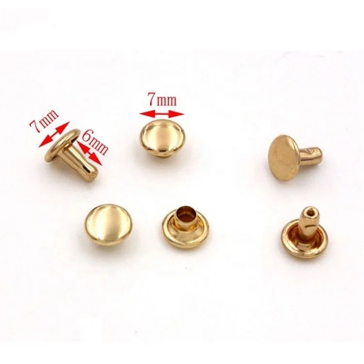 All Sizes Double Layer Metal Rivet,Brass Metal Rivet For Handbag - Buy ...