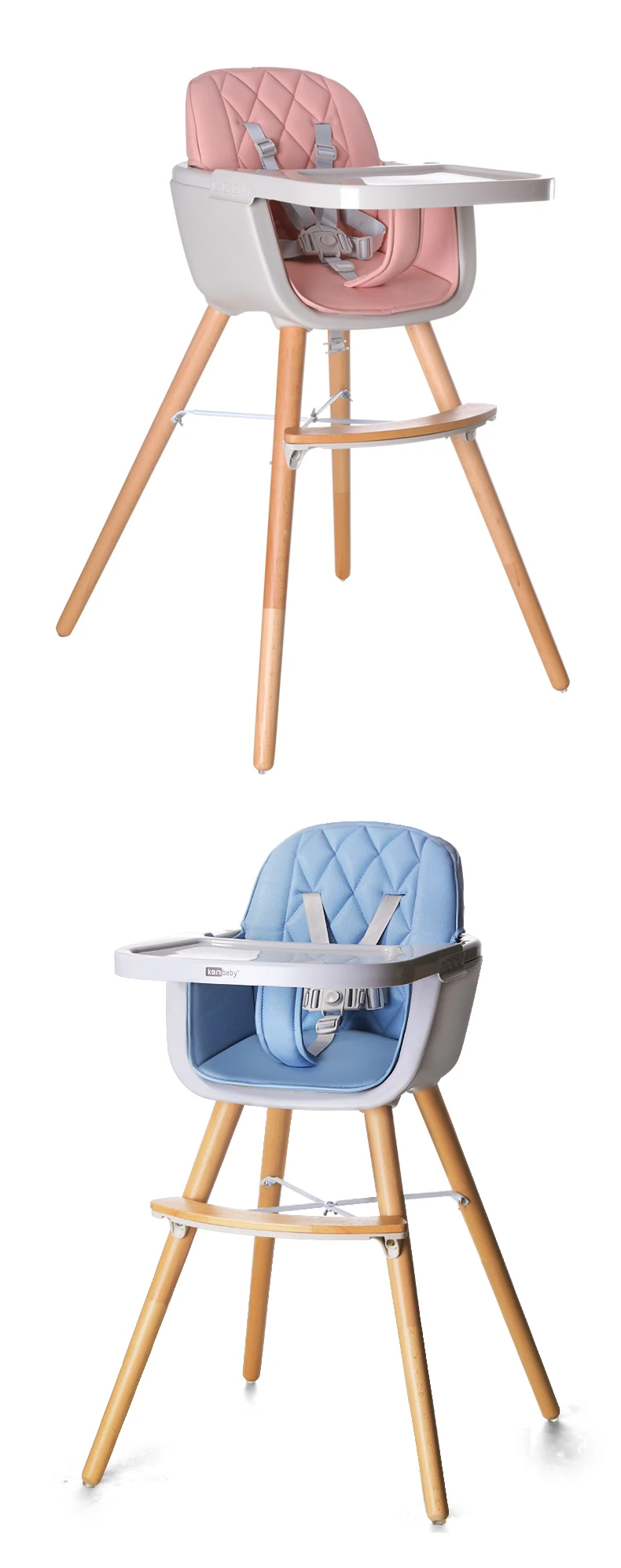 wooden youth high chair