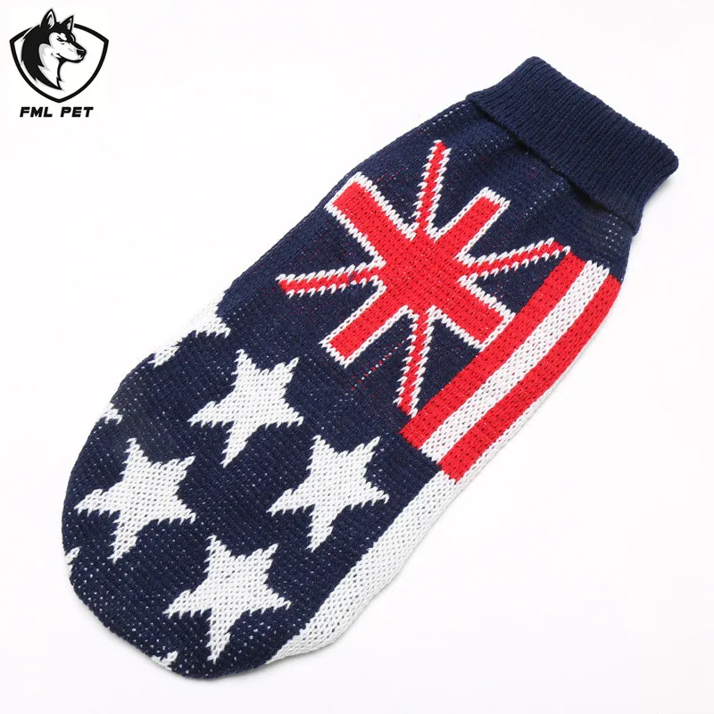 

British Style Dog Sweater Wholesale Dog Clothes, 5 colors