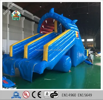 steep inflatable pool slide kids small pvc tarpoulin shark water slide for swimming pool - Inflatable Pool Slide steep inflatable pool slide kids small pvc tarpoulin shark water slide for swimming pool - Inflatable Pool Slide