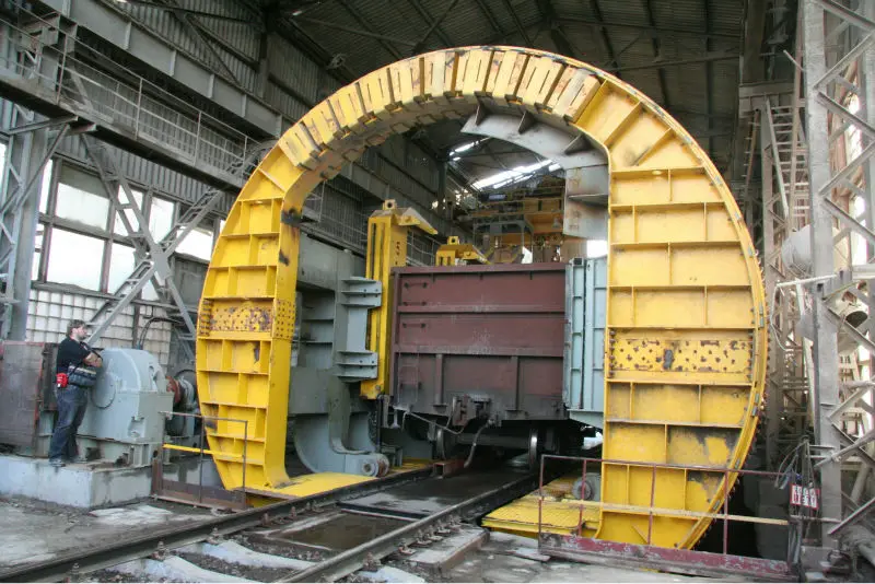 stationary rotary wagon tipplers vrs-75c, vrs-120c