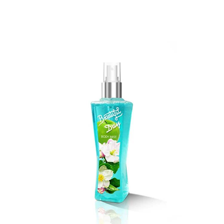 

Customized 70ml Perfume Body Mist Spray, Green