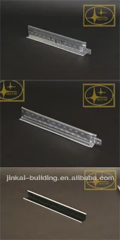 building material black line t grid for the gypsum ceiling installation