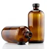 500ml 500ml 16oz Amber Glass Spray Bottles with Black Sprayer Trigger and storage lids for Essential Oil Aromatherapy cleaning