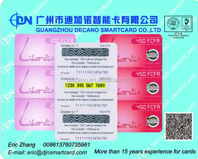 
Multi-pin Paper scratch card 