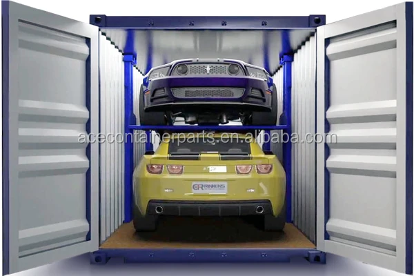 40ft CSC Certified Shipping Container Car Rack - Ideal Dry Container ...