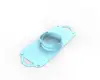Hot selling rubber baby dishes, waterproof silicone plate set, special design silicone children plate