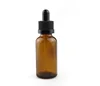 Glass material essential oil use 30ml amber eliquid ejuice bottle