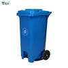 127 quart mounted bin 120L waste cart with steel rod controlled pedal