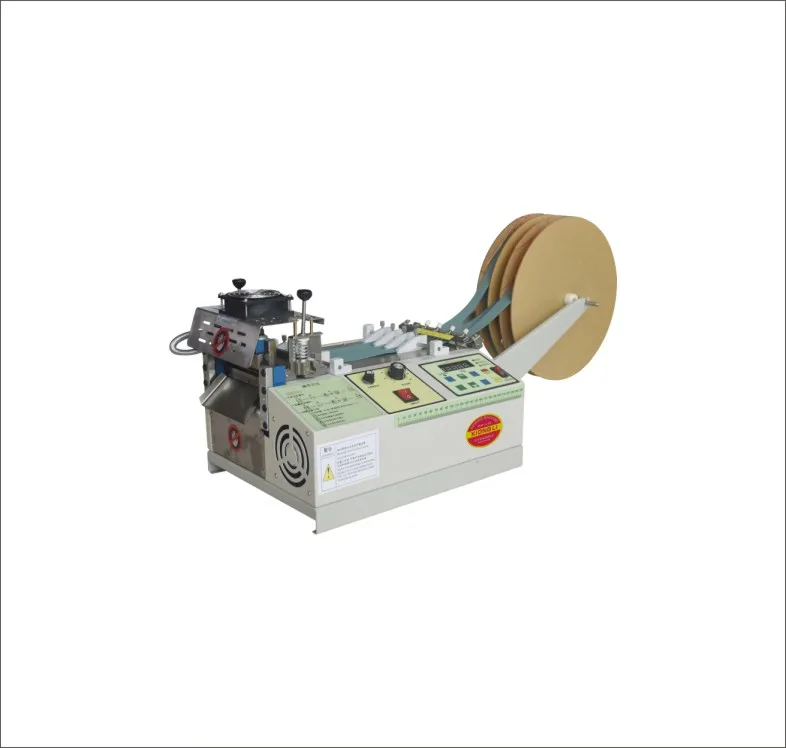 Automatic Tape Label Cutter Satin Polyester Ribbon Cutting Machine