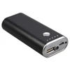ULcertified Personalized Gift 4400mah Aluminum Portable Power Bank With LED FlashLight Logo Custom Square Mobile Battery Charger