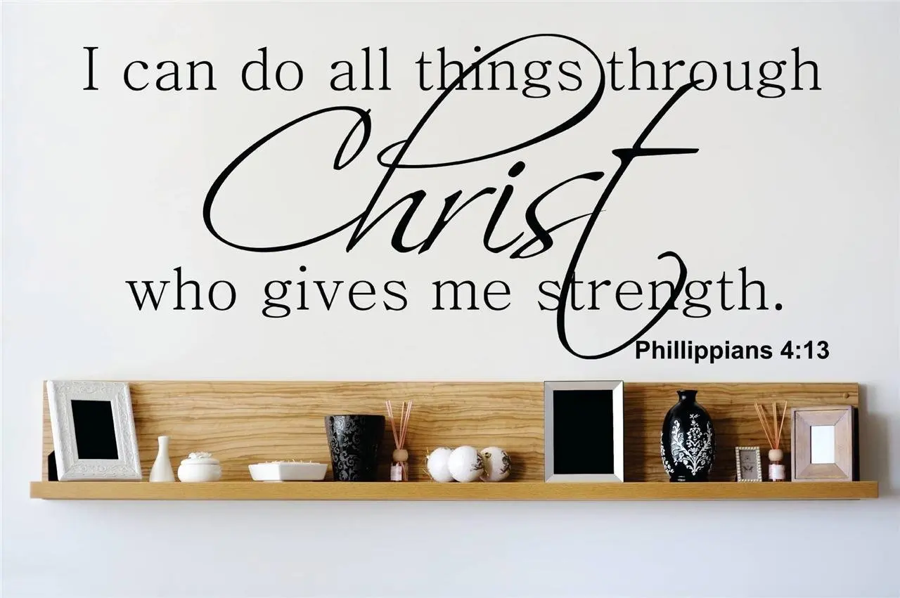 Give me piece of me. Philippians 4:13 New International Version i can do all this through him who gives me strength..