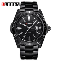 

best selling curren 8110 watch steel strap Japan Movement Watches Curren 8110 Date Displaying Men's Cool Curren Watches Man