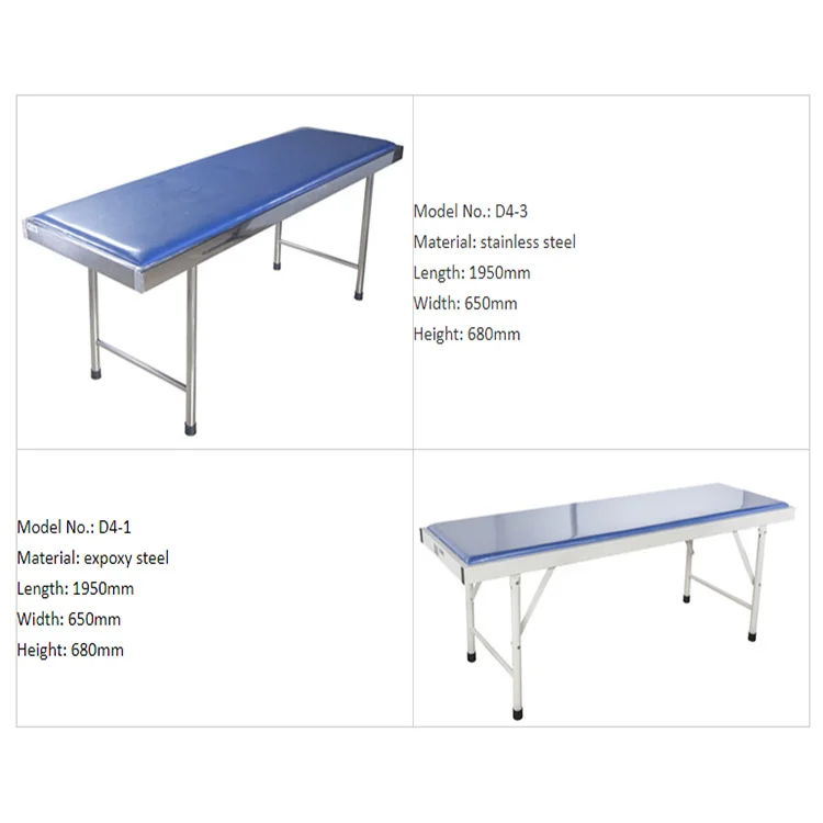 hospital stainless steel exam bed deliivery bed
