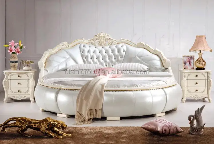 Luxury Classical Wood Carving Round Bed Set For Villa Hotel Buy Bed Sets For Sale Round Bed Set Wood Carving Bed Product On Alibaba Com