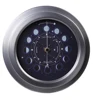 9inch Unique Decorative Metal Home Use Digital Movement Quartz Moon Phase Clock