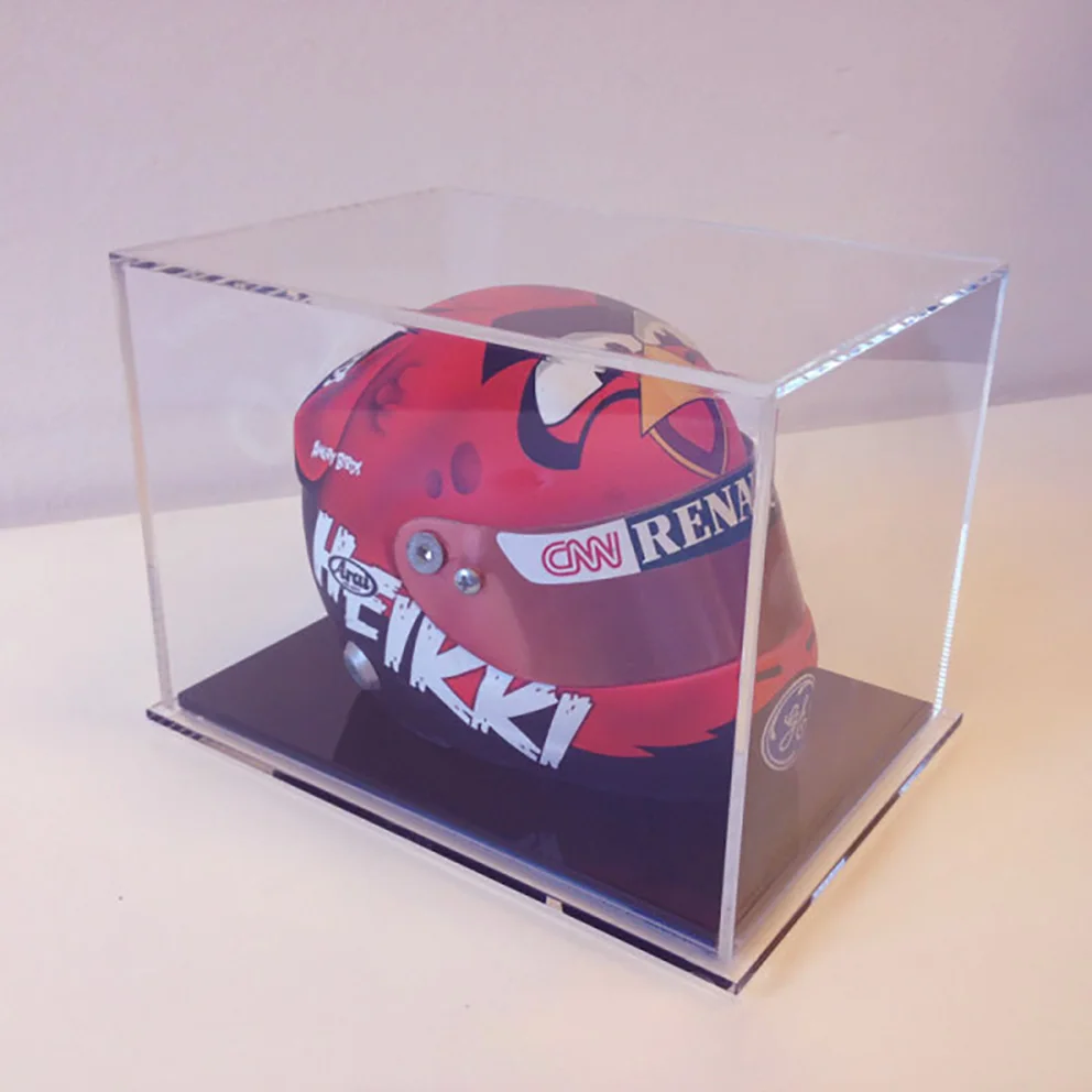 Custom Acrylic Motorcycle Helmet Display Stands,Helmet Display Case