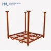 Stacking portable heavy duty warehouse steel storage powder coating tire pallet racking with forklift