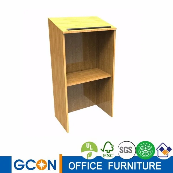 Mahogany stand up speech desk speech table lectern for churches, school teacher