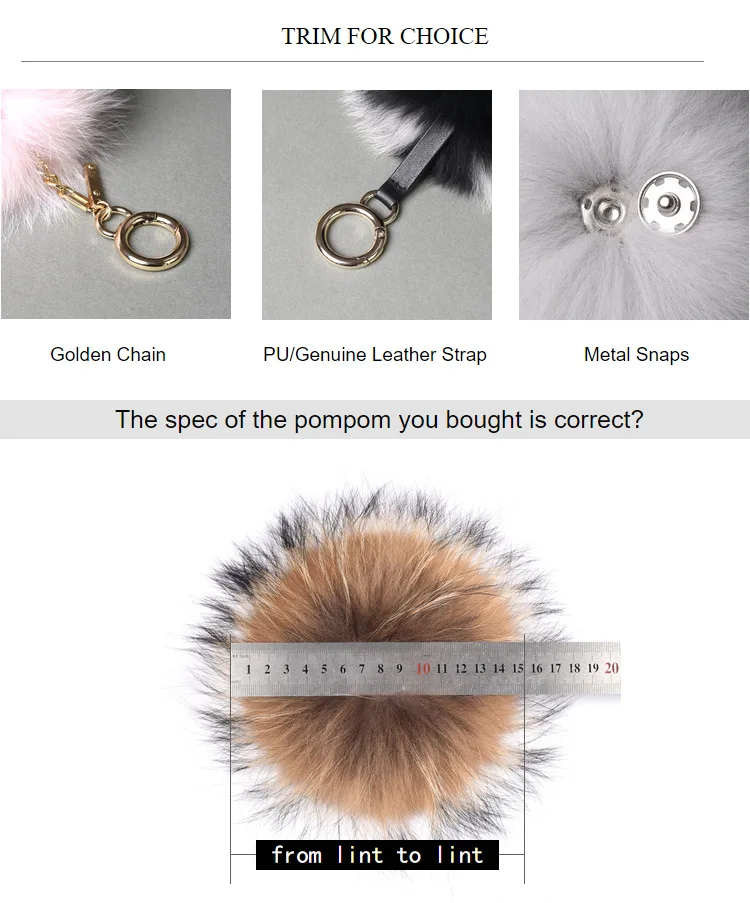 Genuine Wholesale Raccoon Fur Pom Poms Buy Fur Pom Poms,Raccoon Fur Pom Poms,Wholesale Fur Pom