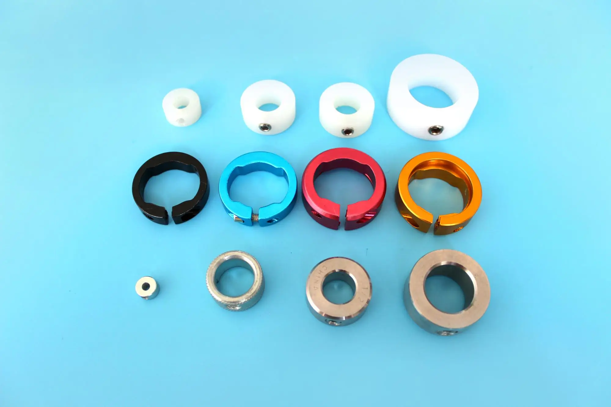 镀锌轴环,带钢制螺丝