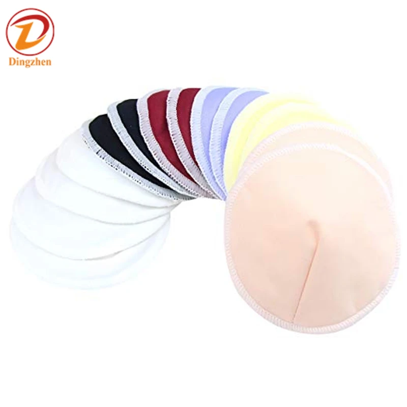 

Leak-Proof Organic Reusable Bamboo Nursing Pads Super Absorbent Washable Breast Pads, Colorful
