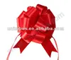 4" red pull bows for tying gift baskets