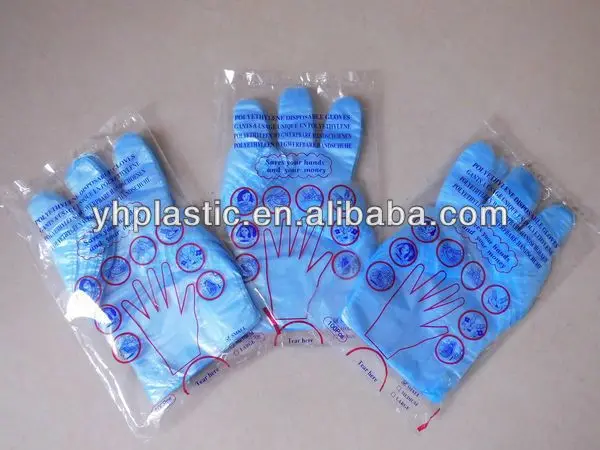 box of disposable plastic gloves