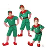 Family Party Dresses Wear Father Dance Adult Cosplay Halloween Costume Kids Women Christmas Elf Costume