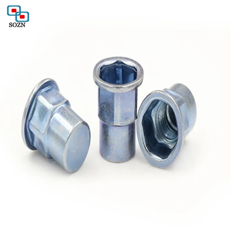 2018 Precision Custom Stainless Steel Threaded Inserts Hex Aluminum