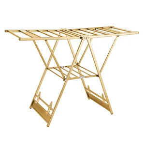 Image of Hot Selling Floor Clothes Drying Rack Foldable Cloth Rack Dryer