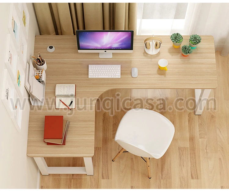 En Forma De L Esquina Director Gerente De Estación De Madera Muebles De