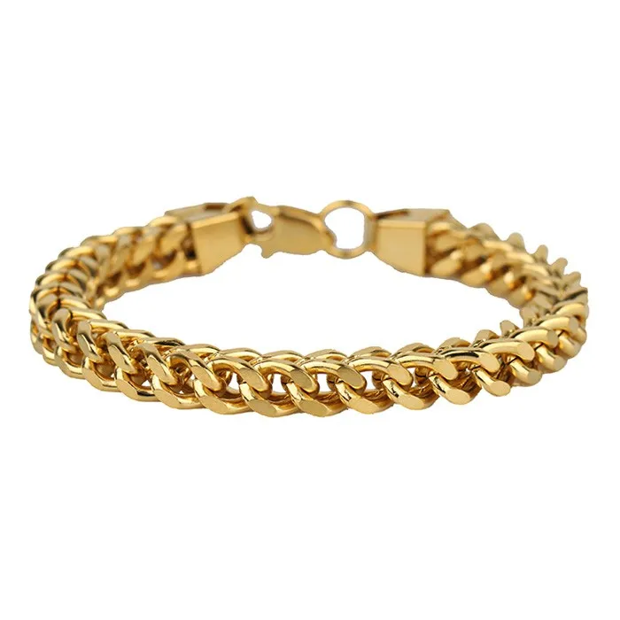 

Missjewelry classic excellent quality saudi arabia jewelry gold franco chain bracelet for men, 14k 18k gold/rose gold/white gold/gun black