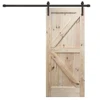 Soundproof Design Hardware Modern Solid Wooden Interior Room Sliding Barn Doors