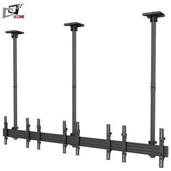 Economical Simple Aluminum Lcd Ceiling Mount Tv Bracket For Quad