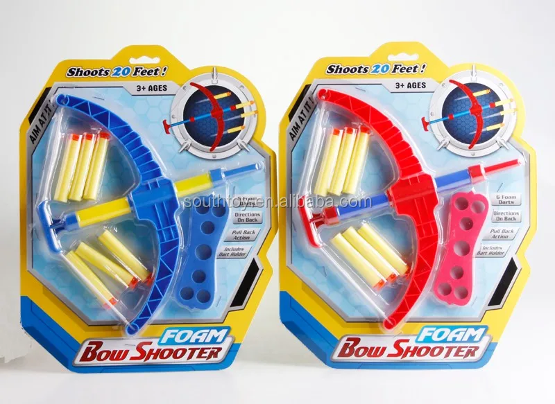 Kids Plastic Bow And Arrow Foam Suction Darts Shooting Toy Sets Buy Kids Toy Bow And Arrow Set