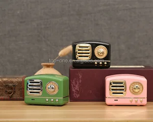 New design cheap price retro style wireless portable speaker with handsfree call function