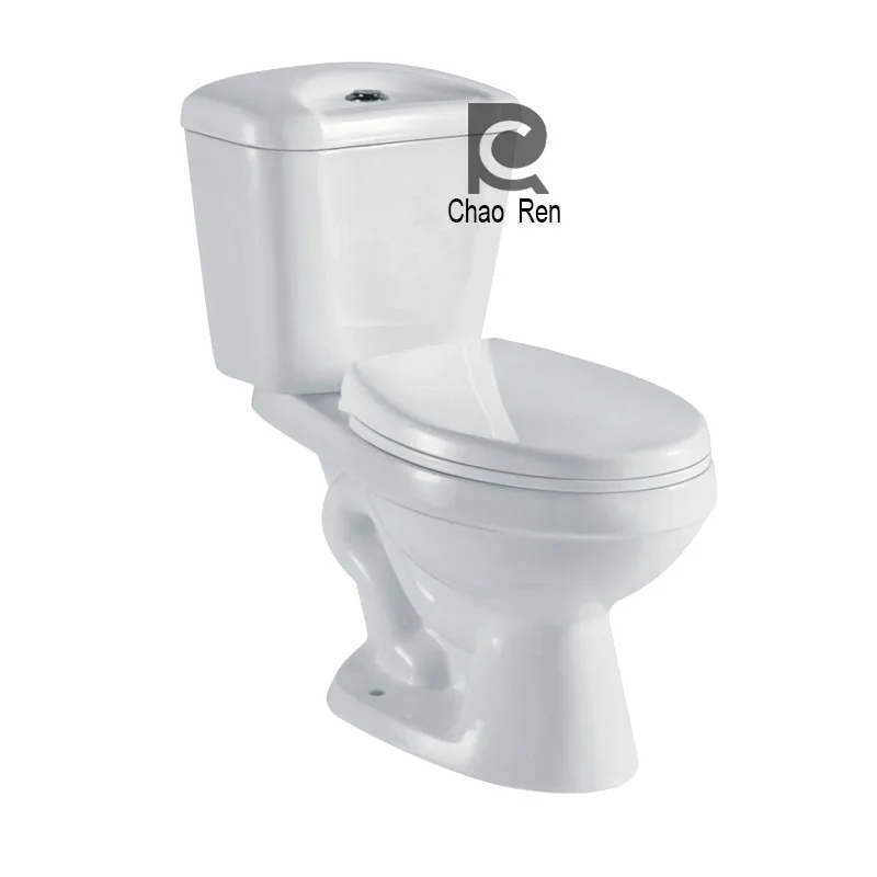 China Wc Toilet Supplier Floor Mounted Gravity Two Piece Wc Toilet For