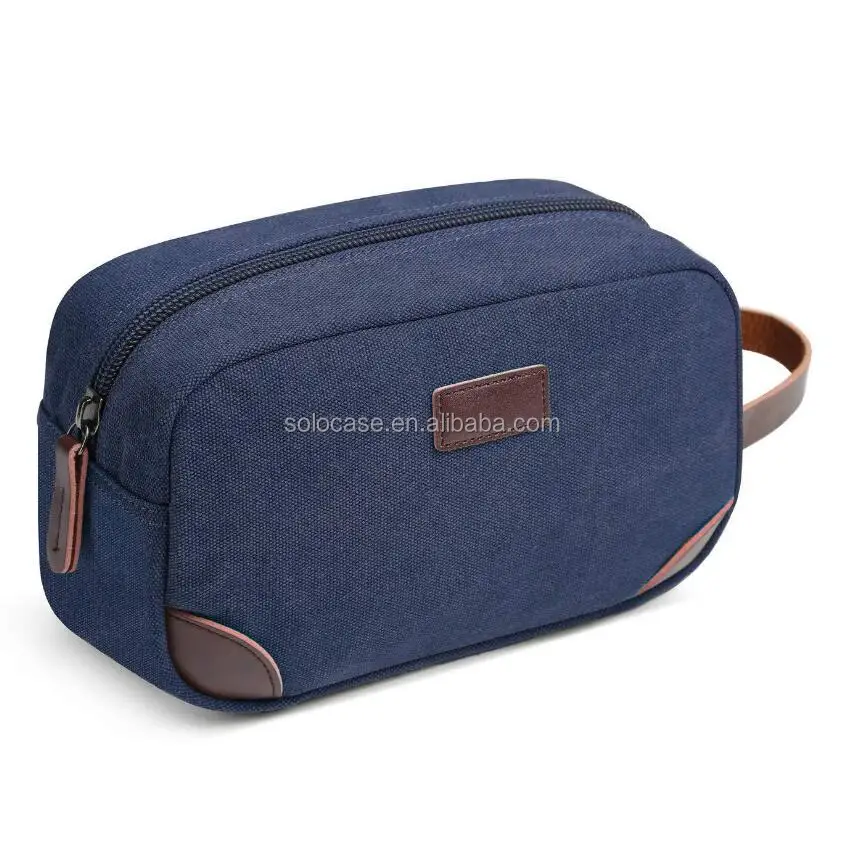 Canvas Mini Travel Cosmetic Bag