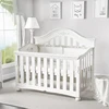 Earl European Royal classical design convertible baby bed, solid pine wood baby crib, adjustable baby cot