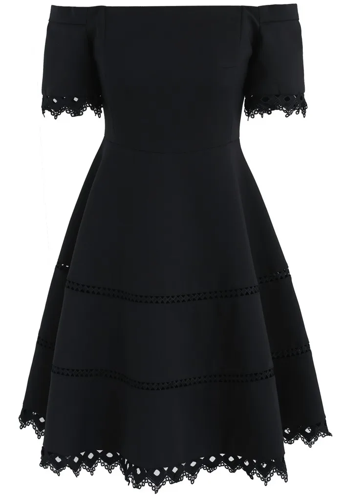 casual skater dress with sleeves