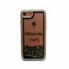 Transparent Phone Accessories Flashing Moving Glitter Liquid Mobile Phone Shell