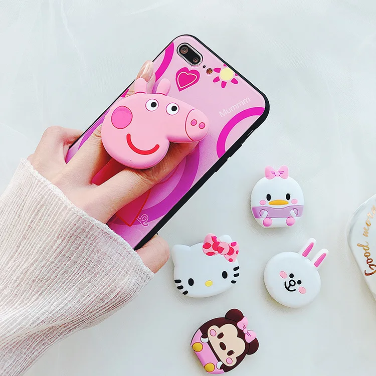 

Air Bag Cell Phone Bracket 3D Animal Cartoon Mobile Phone Holders, Corlorful