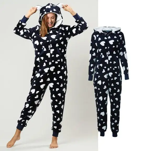 

wholesale custom jogging adult onesie for women, Navy