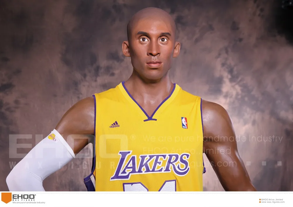Wax Statues Of The Most Famous Nba Basketball Star In World Kobe Bryant