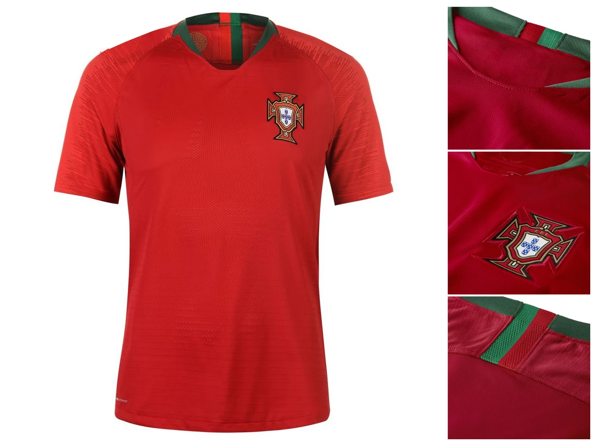 Portugal Team Custom Made Latest Football Jersey Designs Shirts Quality